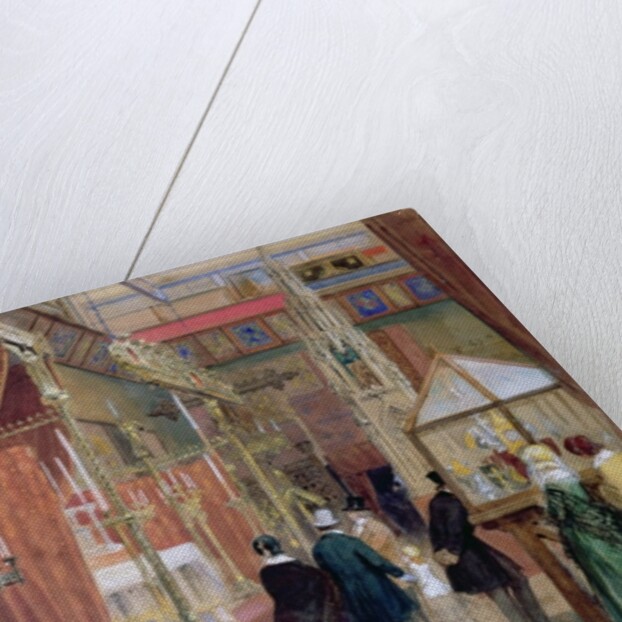 The Medieval Court of the Great Exhibition of 1851 by Louis Haghe