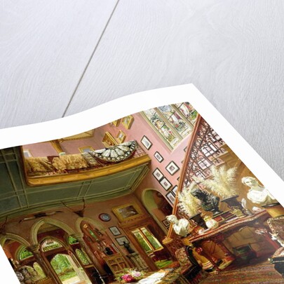 The Hall and Staircase of a Country House, 1888 by Jonathan Pratt