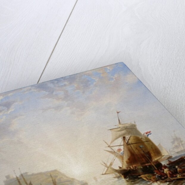 Shipping off Scarborough, 1845 by John Wilson Carmichael