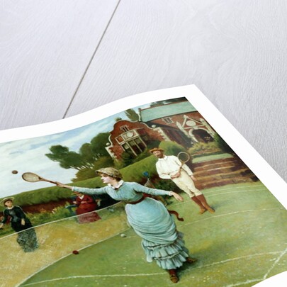 Tennis Players, 1885 by Horace Henry Cauty