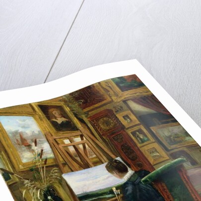 A Lady Artist, 1887 by Mary Churchill