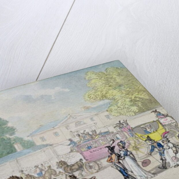 Devonshire House, Piccadilly by Thomas Rowlandson