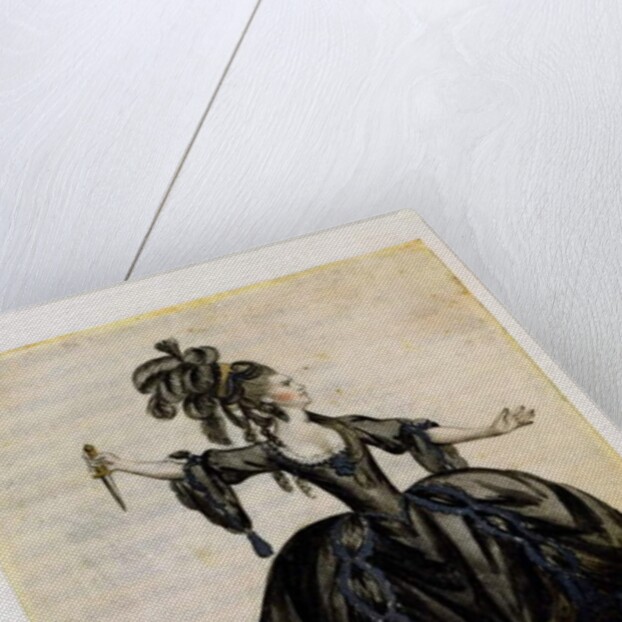 An Actress Playing Lady Macbeth by English School