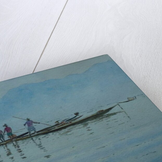 923 Fishing at Inle Lake by Clive Wilson