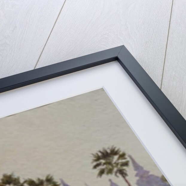 935 Blue cows and palmettos by Clive Wilson