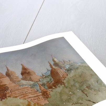 941 Bagan sunrise, towards Ananda by Clive Wilson