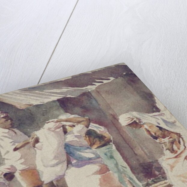 744 Tea pluckers weighing up by Clive Wilson