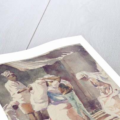 744 Tea pluckers weighing up by Clive Wilson