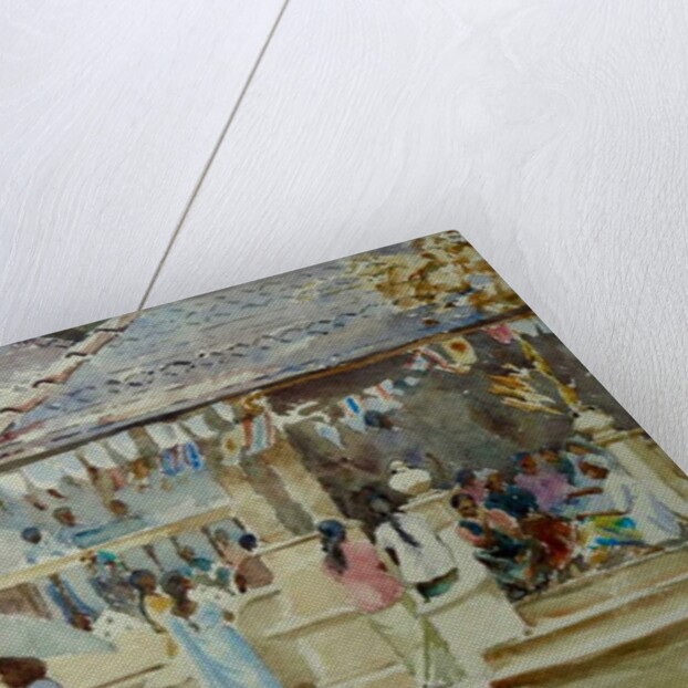 759 Temple visit between the showers by Clive Wilson