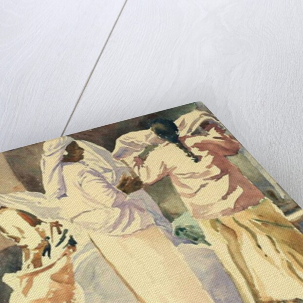 747 Weighing the day's pluck by Clive Wilson