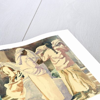 747 Weighing the day's pluck by Clive Wilson