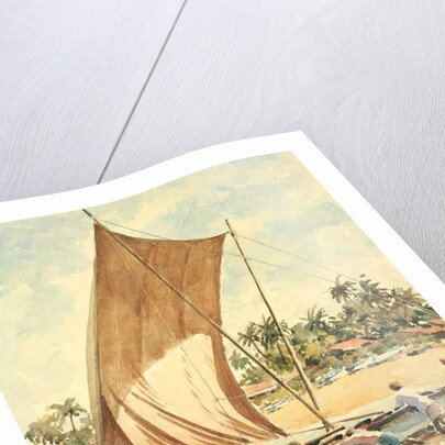 751 Launching the kat by Clive Wilson