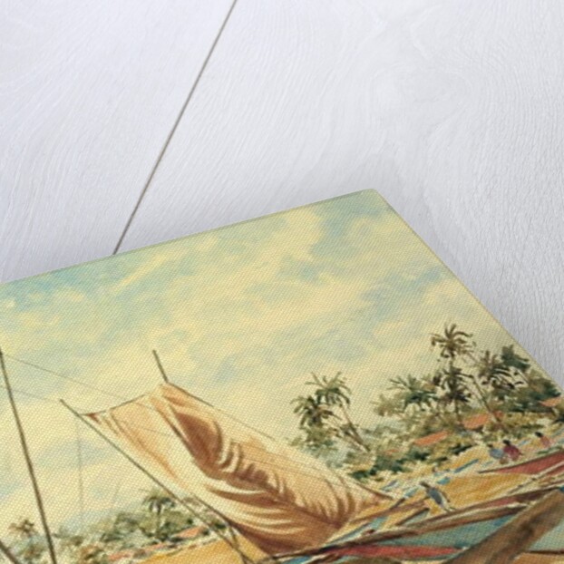 752 Getting ready to go fishing by Clive Wilson