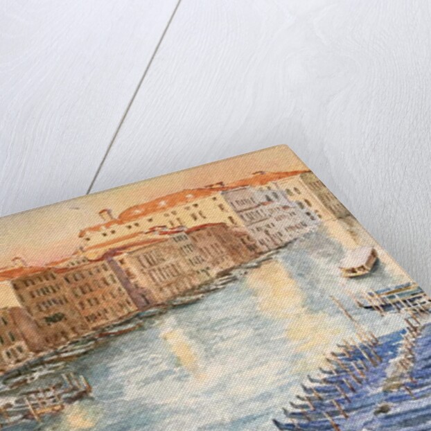 998 December sunrise from Palazzo Michiel dal Brusa by Clive Wilson