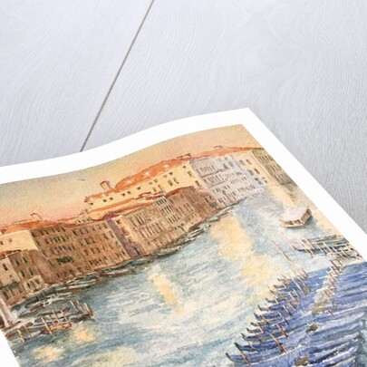 998 December sunrise from Palazzo Michiel dal Brusa by Clive Wilson