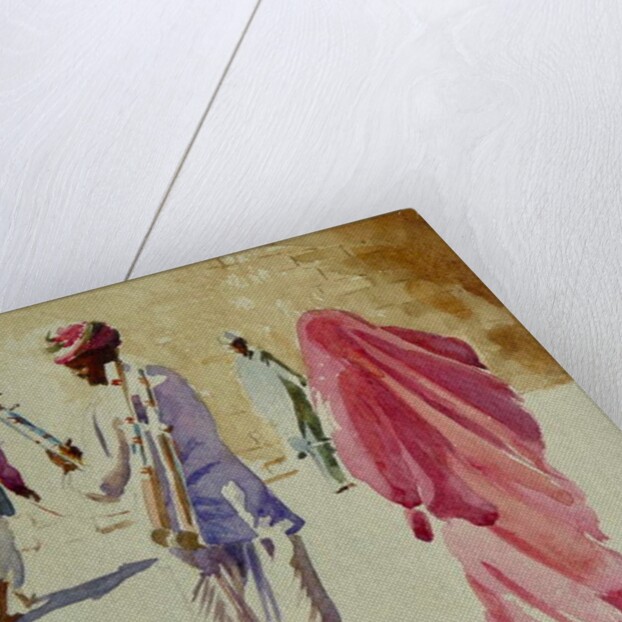 513 Jaisalmer, Pipe player by Clive Wilson