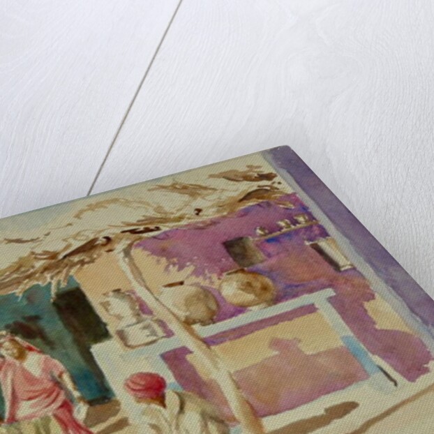 661 Brahmin village interior by Clive Wilson