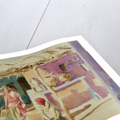 661 Brahmin village interior by Clive Wilson