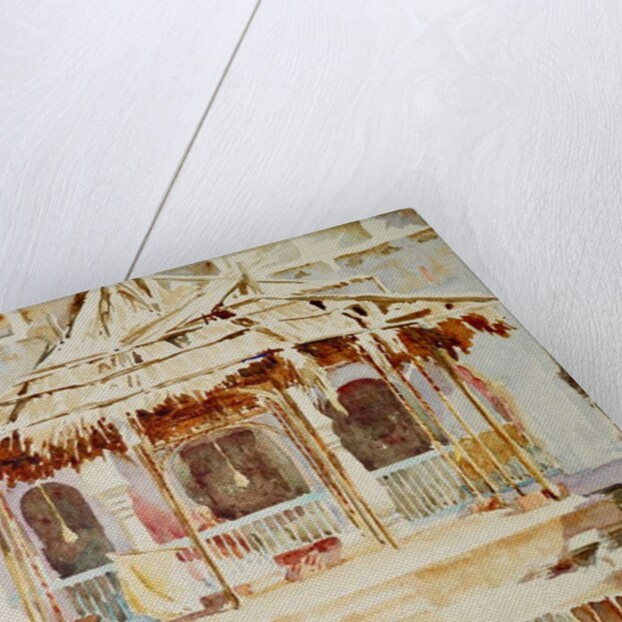 695 A flood at the ashram by Clive Wilson