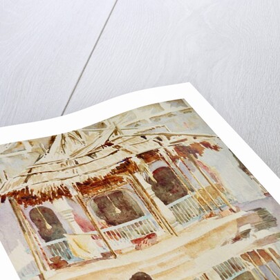 695 A flood at the ashram by Clive Wilson