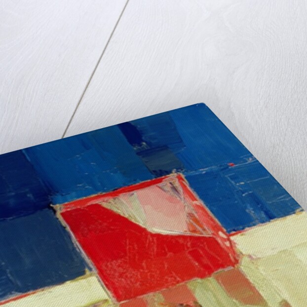 Red cube by Daniel Cacouault