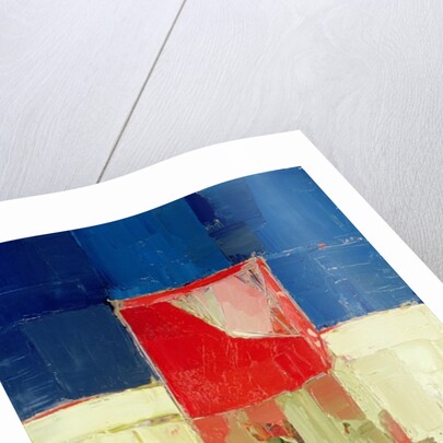 Red cube by Daniel Cacouault