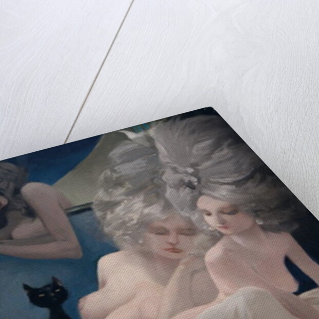 The Young Bride and her friends, detail by Daniel Cacouault