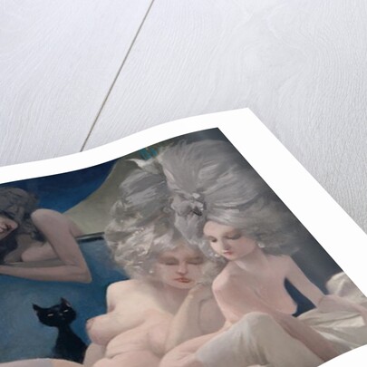 The Young Bride and her friends, detail by Daniel Cacouault