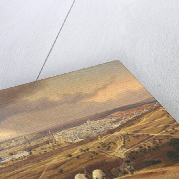 View of Jerusalem, 1847 by Hubert Sattler