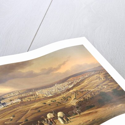 View of Jerusalem, 1847 by Hubert Sattler