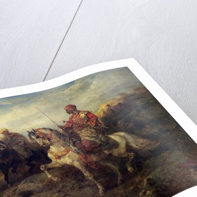 Arab Warriors on Horseback by Adolf Schreyer