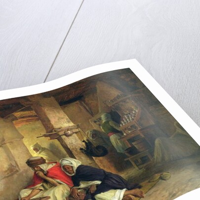 Moroccan Coffee House, c.1874 by Eugene Alexis Girardet