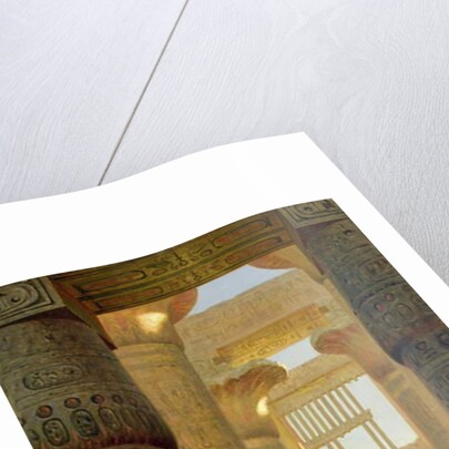 The Temple of Karnak, The Great Hypostyle Hall, 1890 by Ernest Carl Eugen Koerner