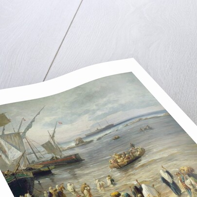 Jaffa, Recruiting of Turkish Soldiers in Palestine, 1888 by Gustave Bauernfeind