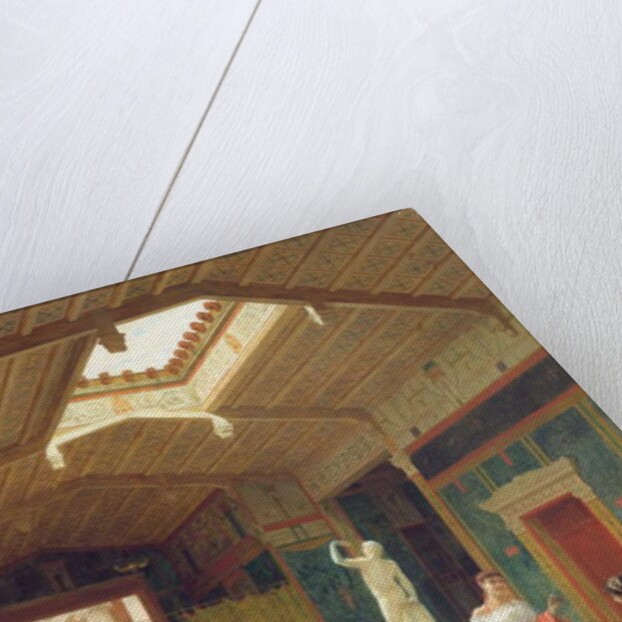 A Pompeian Interior, 1882 by Luigi Bazzani