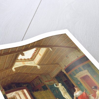 A Pompeian Interior, 1882 by Luigi Bazzani