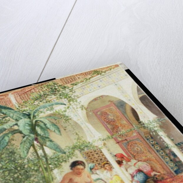 Women of the Harem at the Poolside by Marc-Alfred Chataud