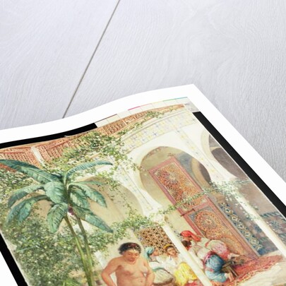 Women of the Harem at the Poolside by Marc-Alfred Chataud