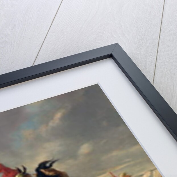 Merovingians attacking a Wild Dog by Evariste Vital Luminais