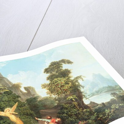 The Angel Appearing to Manoah by School American