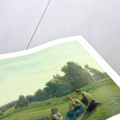 Haymakers at Rest, 1890 by Aime Perret