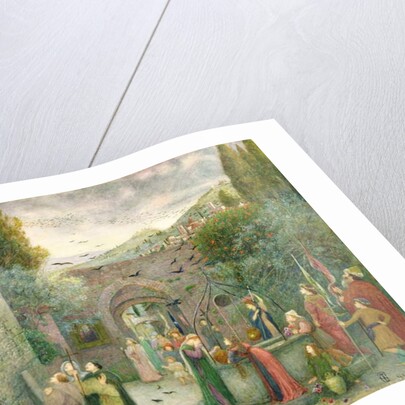 The Pilgrim Folk, 1914 by Marie Spartali Stillman