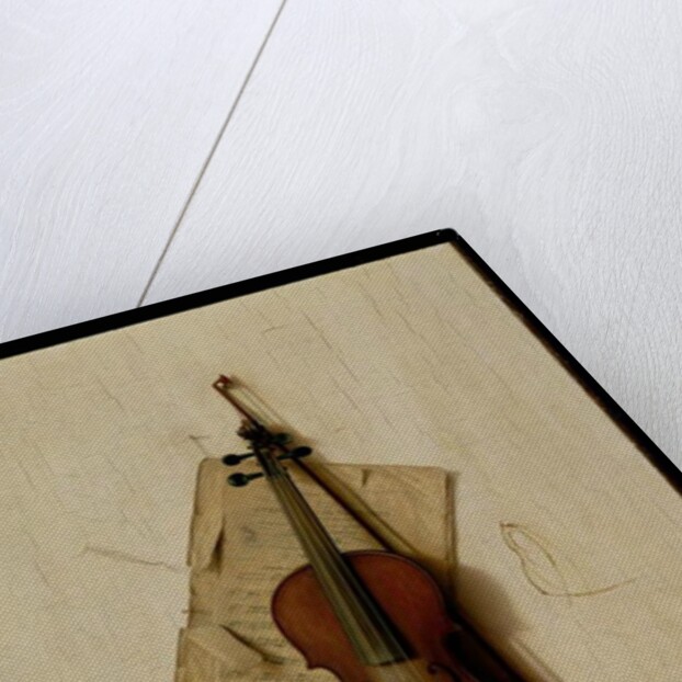 The Old Violin, 1888 by Jefferson David Chalfant