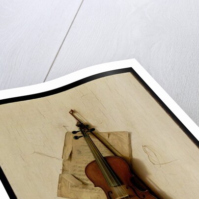 The Old Violin, 1888 by Jefferson David Chalfant