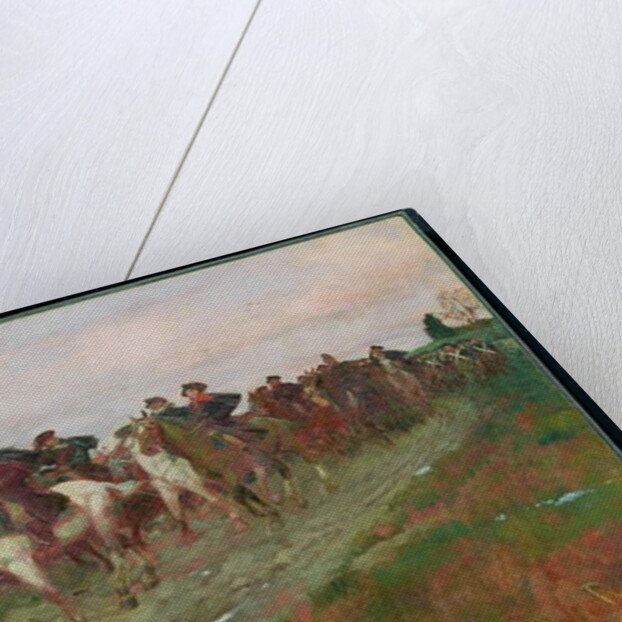 The Retreat through the Jerseys by Howard Pyle