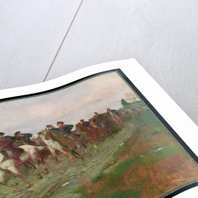 The Retreat through the Jerseys by Howard Pyle