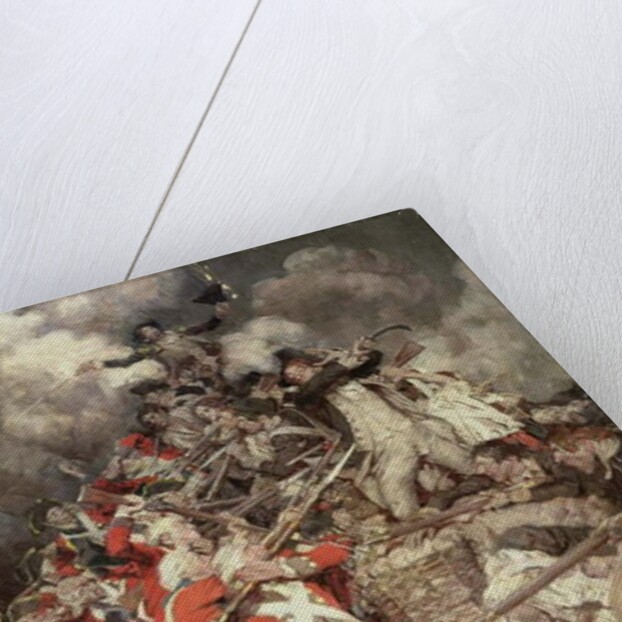 They Scrambled up the Parapet and Went Over the Top, Pell Mell, Upon the British, or The Battle of Yorktown by Howard Pyle