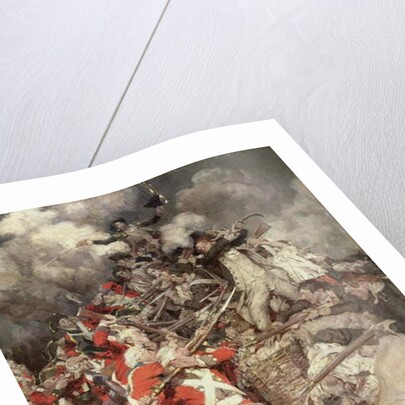 They Scrambled up the Parapet and Went Over the Top, Pell Mell, Upon the British, or The Battle of Yorktown by Howard Pyle