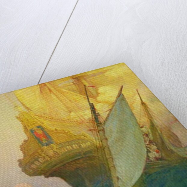 An Attack on a Galleon, 1905 by Howard Pyle