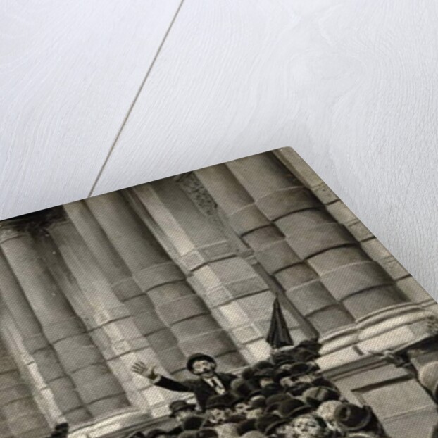 The Rush from the New York Stock Exchange on September 18, 1873 by Howard Pyle